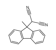 9-(dicyanomethyl)-9-methylfluorene结构式