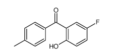 (5-fluoro-2-hydroxyphenyl)-(4-methylphenyl)methanone结构式