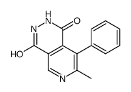 7-methyl-8-phenyl-2,3-dihydropyrido[3,4-d]pyridazine-1,4-dione结构式