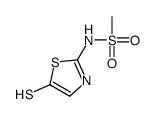 N-(5-sulfanyl-1,3-thiazol-2-yl)methanesulfonamide结构式