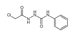 1-(phenylcarbamoyl)-4-(2-chloroacetyl)semicarbazide结构式