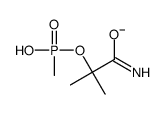(1-amino-2-methyl-1-oxopropan-2-yl)oxy-methylphosphinate结构式