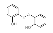 2-(2-hydroxyphenyl)disulfanylphenol Structure