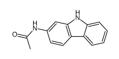 2-ACETYLAMINOCARBAZOLE Structure