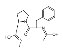 (2S)-1-[(2S)-2-acetamido-3-phenylpropanoyl]-N-methylpyrrolidine-2-carboxamide Structure