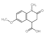 6-methoxy-1-methyl-2-oxo-3,4-dihydroquinoline-4-carboxylic acid picture