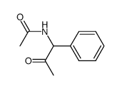 1-acetamido-1-phenylpropan-2-one结构式