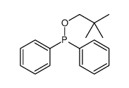 2,2-dimethylpropoxy(diphenyl)phosphane Structure