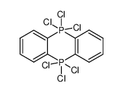 5,5,5,10,10,10-hexachloro-5,10-dihydro-5λ5,10λ5-phosphanthrene结构式