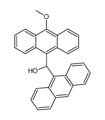 (10-Methoxy-9-anthryl)-9-anthrylcarbinol结构式