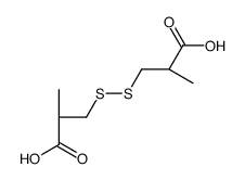 (2S)-3-[[(2S)-2-carboxypropyl]disulfanyl]-2-methylpropanoic acid结构式