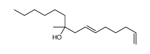 7-methylpentadeca-9,14-dien-7-ol结构式