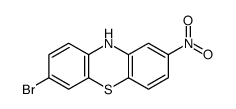 7-bromo-2-nitro-10H-phenothiazine结构式