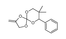 8,8-dimethyl-3-methylidene-9-phenyl-1,4,6,10-tetraoxaspiro[4.5]decane Structure
