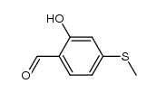 4-Methylthio-salicylaldehyd结构式