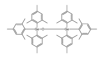 tris(2,4,6-trimethylphenyl)-tris(2,4,6-trimethylphenyl)germyloxygermane Structure