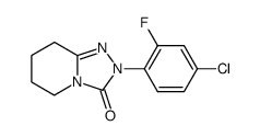 2-(4-chloro-2-fluoro-phenyl)-5,6,7,8-tetrahydro-2H-[1,2,4]triazolo[4,3-a]pyridin-3-one Structure