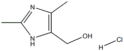 (2,4-dimethyl-1H-imidazol-5-yl)methanol hydrochloride结构式
