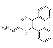 (5,6-diphenylpyrazin-2-yl)hydrazine结构式