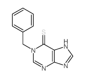1-benzyl-7H-purine-6-thione结构式