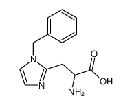 2-amino-3-(1-benzyl-1H-imidazol-2-yl)-propionic acid结构式