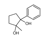 1,2-Cyclopentanediol,1-methyl-2-phenyl-(9CI) Structure