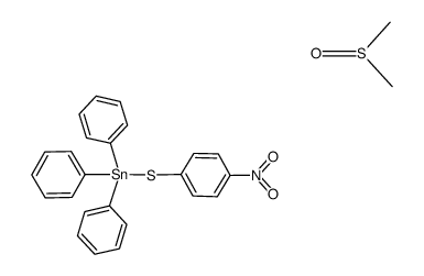 Ph3SnSC6H4-4-NO2*DMSO结构式