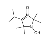 4-isopropyl-2,2,5,5-tetramethyl-3-oxy-2,5-dihydro-imidazol-1-ol结构式