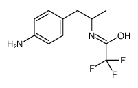 N-[1-(4-aminophenyl)propan-2-yl]-2,2,2-trifluoroacetamide结构式