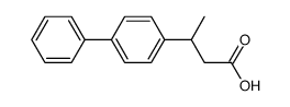 β-Methyl[1,1'-biphenyl]-4-propansaeure结构式