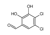 Benzaldehyde, 4,5-dichloro-2,3-dihydroxy- (9CI)结构式