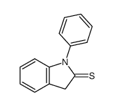 2H-Indole-2-thione,1,3-dihydro-1-phenyl- Structure