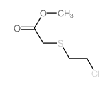 Methyl 2-chloroethylthioacetate结构式