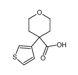 4-(thiophen-3-yl)tetrahydro-2H-pyran-4-carboxylic acid Structure