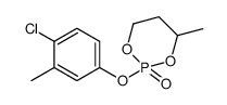 1-[(4-Chloro-m-tolyl)oxy]-3-methyl-2,6-dioxaphosphorinane 1-oxide structure