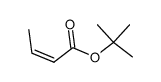 crotonic acid tert-butyl ester结构式
