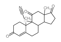 10,13-dimethyl-9-thiocyanato-2,6,7,8,12,14,15,16-octahydro-1H-cyclopenta[a]phenanthrene-3,11,17-trione结构式