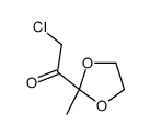 Ethanone, 2-chloro-1-(2-methyl-1,3-dioxolan-2-yl)- (9CI) picture