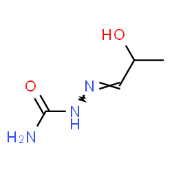 Lactaldehyde, semicarbazone (8CI) Structure