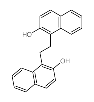 2-Naphthalenol,1,1'-(1,2-ethanediyl)bis- structure