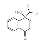 1(4H)-Naphthalenone,4-(dichloromethyl)-4-methyl-结构式