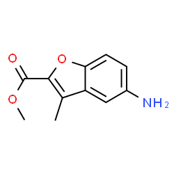2-Benzofurancarboxylicacid,5-amino-3-methyl-,methylester(9CI)结构式