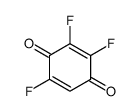 2,5-Cyclohexadiene-1,4-dione,2,3,5-trifluoro- structure