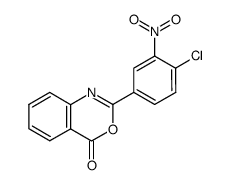 2-(4-Chloro-3-nitrophenyl)-4H-3,1-benzoxazin-4-one Structure