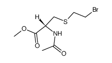S-(2-Bromethyl)-N-acetyl-L-cystein-methylester Structure