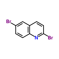 2,6-Dibromoquinoline Structure