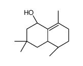 1-Naphthalenol,1,2,3,4,4a,5,6,7-octahydro-3,3,5,8-tetramethyl-,(1R,4aR,5R)-rel-(9CI) Structure