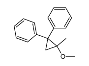 (2-methoxy-2-methylcyclopropane-1,1-diyl)dibenzene结构式