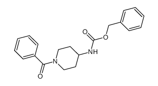 benzyl (1-benzoylpiperidin-4-yl)carbamate Structure