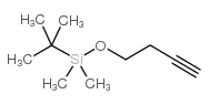 4-(t-butyldimethylsiloxy)butyne structure